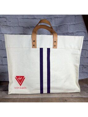 Official Exclusive Virgin Voyages Canvas Sailor Travel Tote Heavy Travel Bag